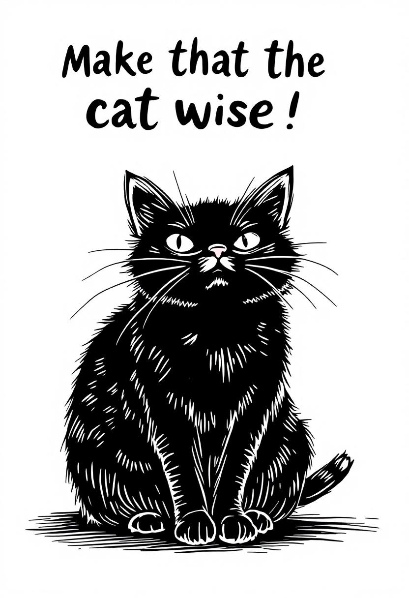 Make that the cat wise