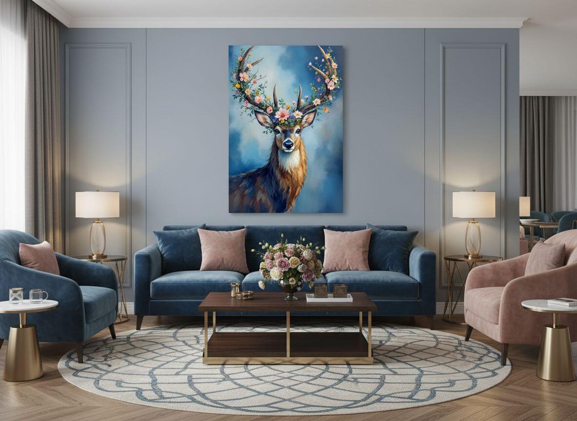 Hert portret - Afbeelding 5