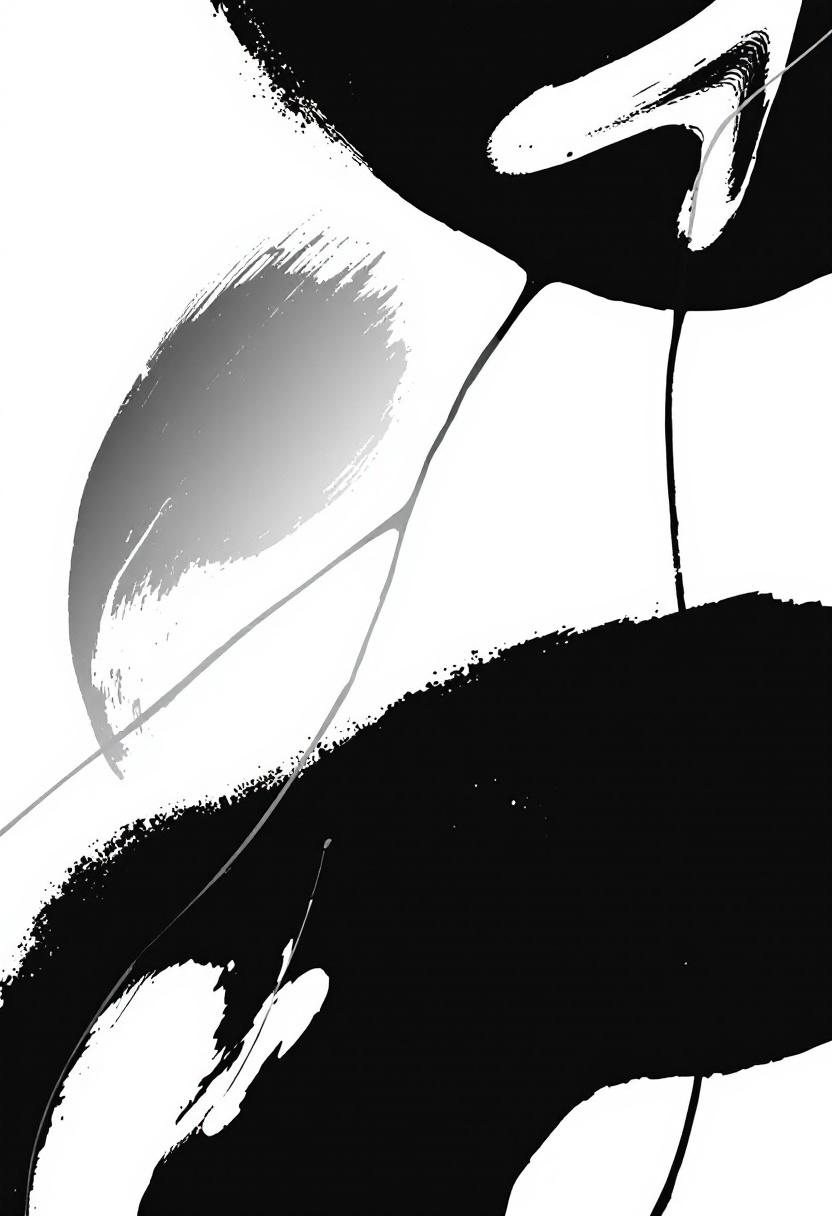 Zwart en wit abstract