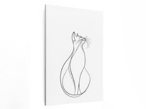Line-art kat