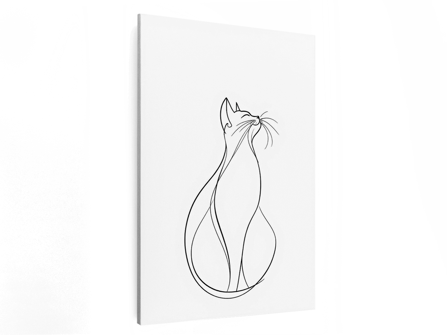 Line-art kat - Afbeelding 2