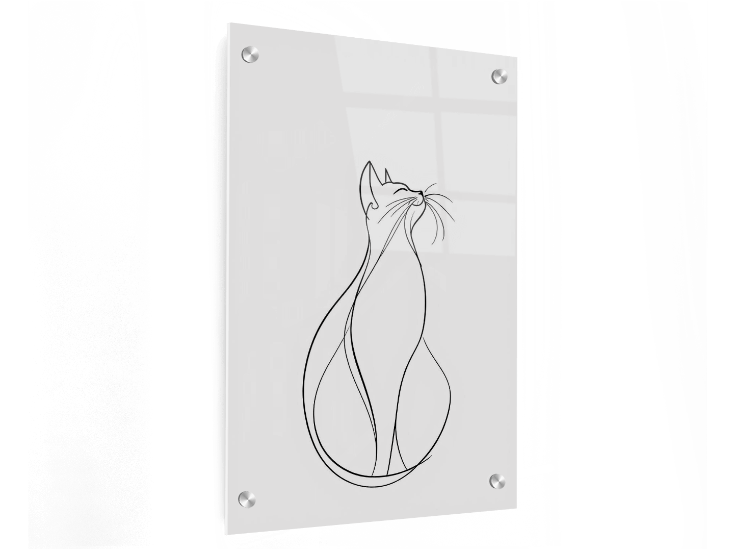 Line-art kat - Afbeelding 3