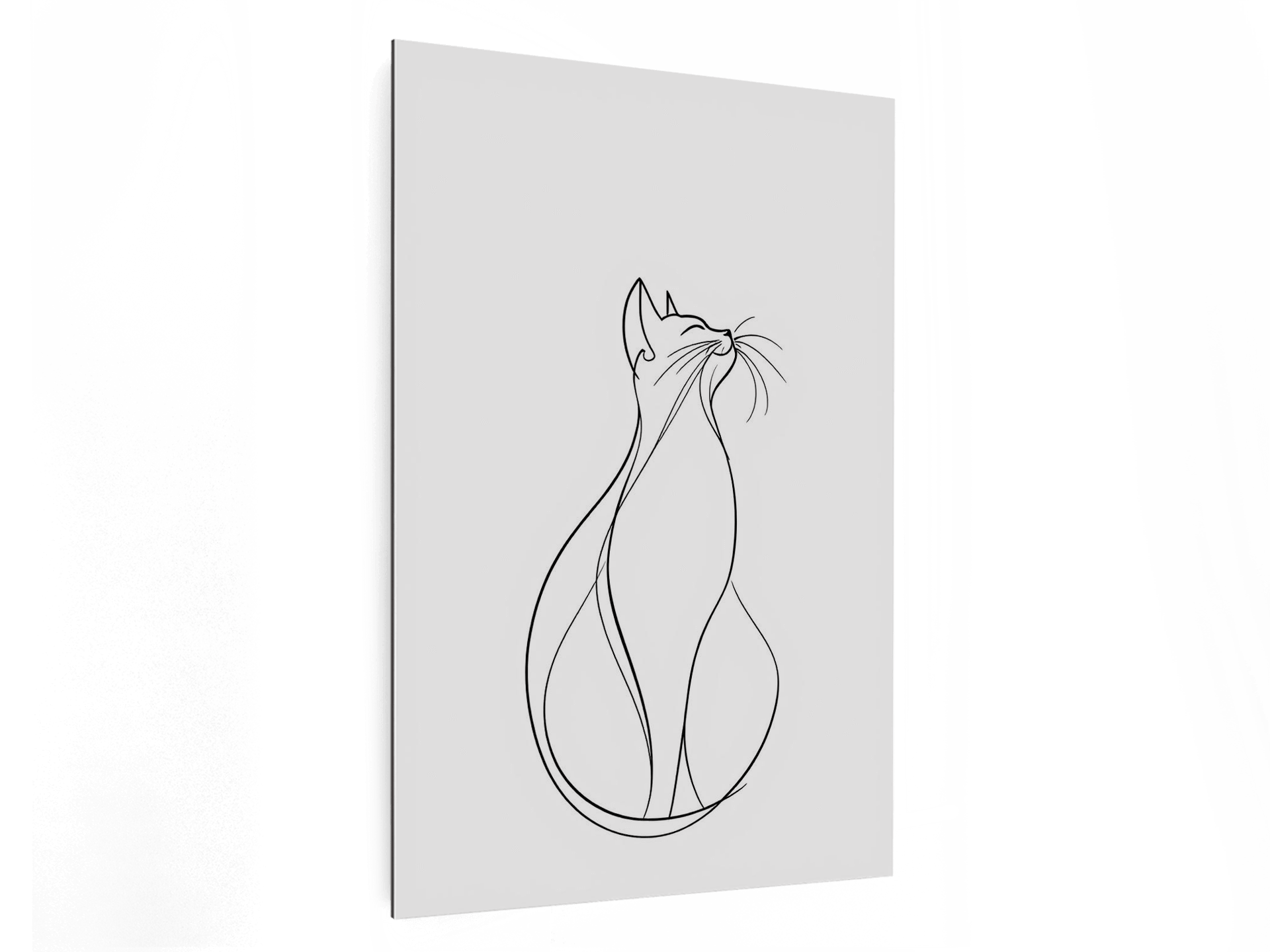 Line-art kat - Afbeelding 4