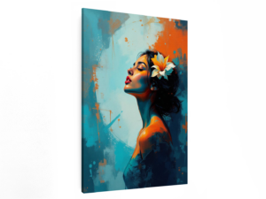 Latina blauwe achtergrond