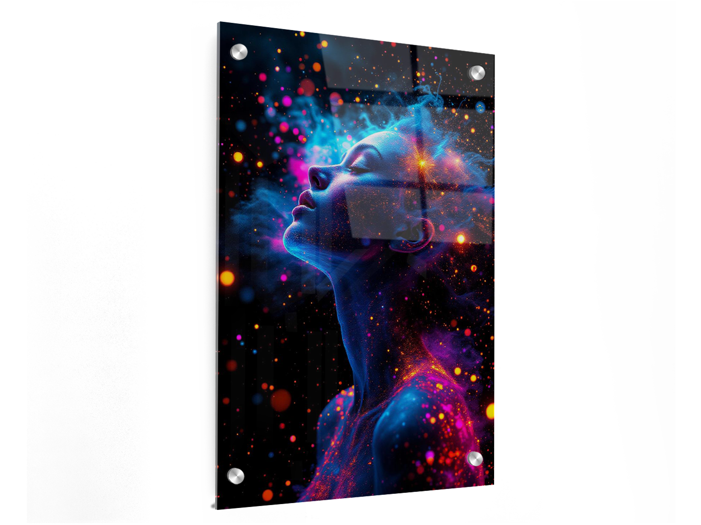 Kleurrijke explosie portret - Afbeelding 3