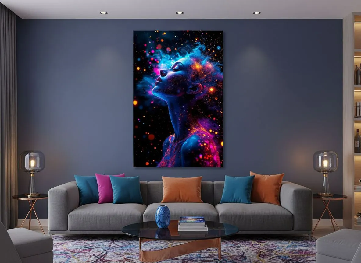 Kleurrijke explosie portret - Afbeelding 5