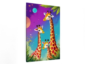Giraffen gezin