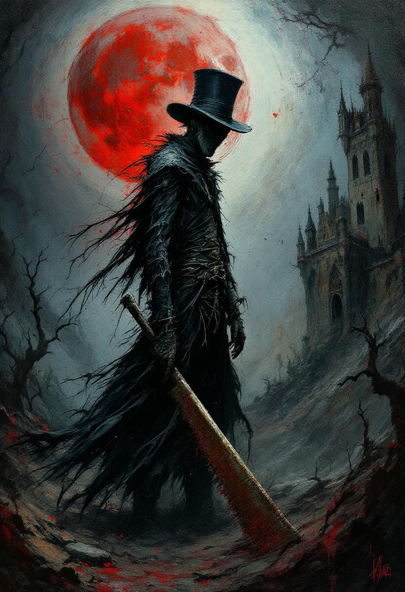 Schilderij uit nachtmerrie