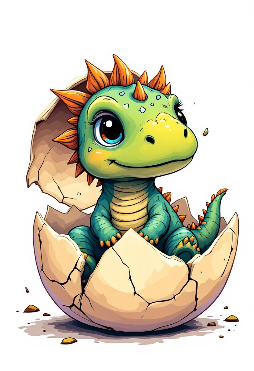 Dino baby stegosaurus