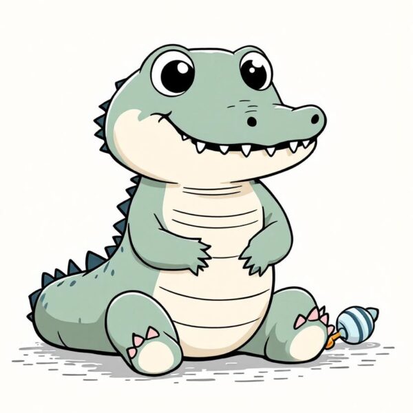Krokodil baby