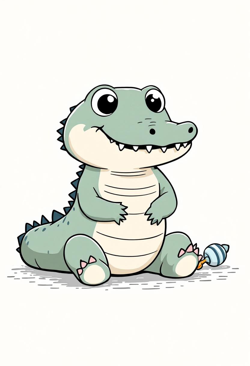 Krokodil baby