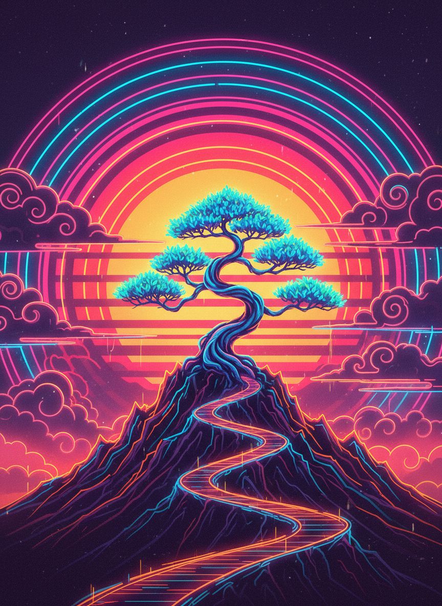 Neon bonsai