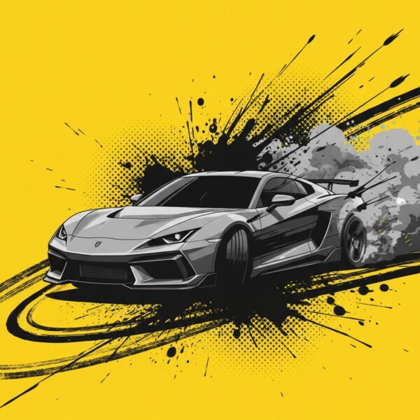 Drifting sport car